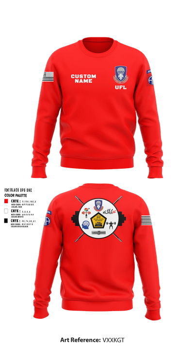 82nd ADSB H2F 64570500 Crew Neck Sweatshirt - 32