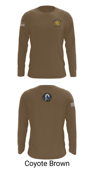 Long Sleeve Performance Shirt, USAG Fort Hunter Liggett, Army, Teamtime, Team time, sublimation, custom sports apparel, team uniforms, spirit wear, spiritwear, sports uniforms, custom shirts, team store, custom team store, fundraiser sports, apparel fundraiser