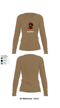 VMMT-204 23856450 Women's Long Sleeve V-neck Shirt - 2