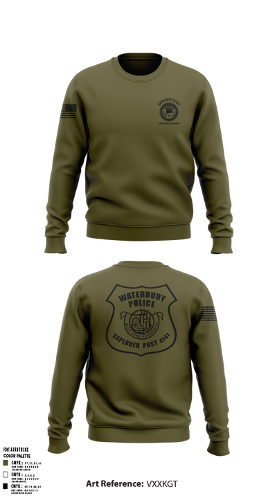 Waterbury Police Explorers 95756336 Crew Neck Sweatshirt - 31