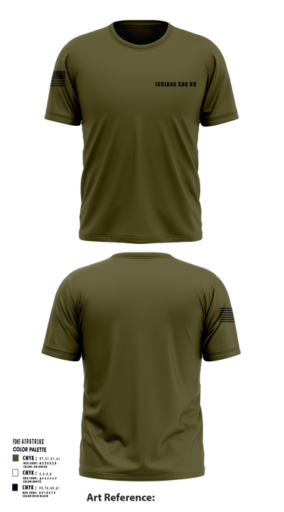Indiana SAR K9 89767591 Short Sleeve Performance Shirt - 102