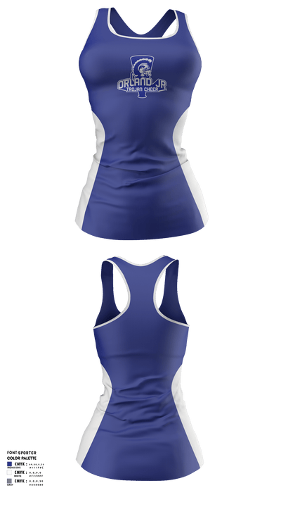 Orland Jr Trojans Cheer 6207473 Tank Top - 2