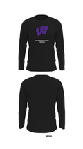 Wilburton High School Football 75859380 Long Sleeve Performance Shirt - 27