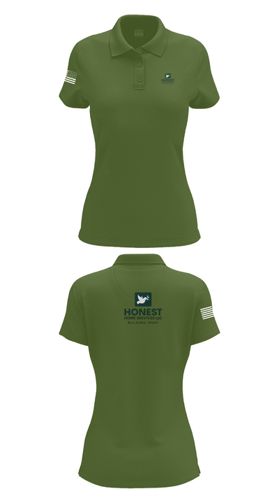 Honest Home Services LLC 8474691 Women's Short Sleeve Performance Polo  - 25