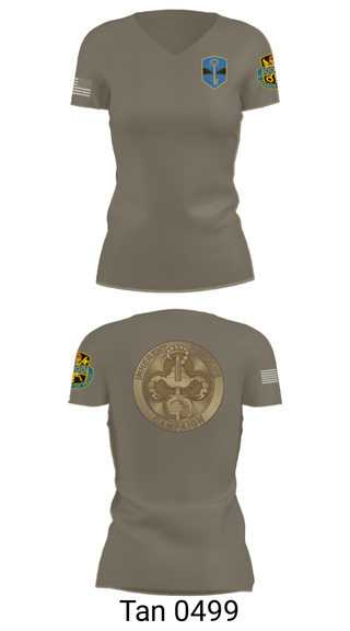 Women's Short Sleeve Vneck Shirt, 372 MOB, Army, Teamtime, Team time, sublimation, custom sports apparel, team uniforms, spirit wear, spiritwear, sports uniforms, custom shirts, team store, custom team store, fundraiser sports, apparel fundraiser