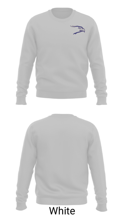 Ellinwood High School Football 3917494 Crew Neck Sweatshirt - 2