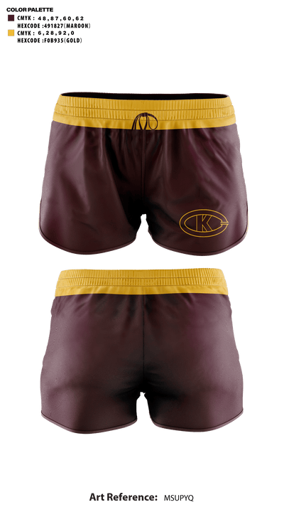 Christ the King High School Cheer 58370879 Women's Shorts - 41