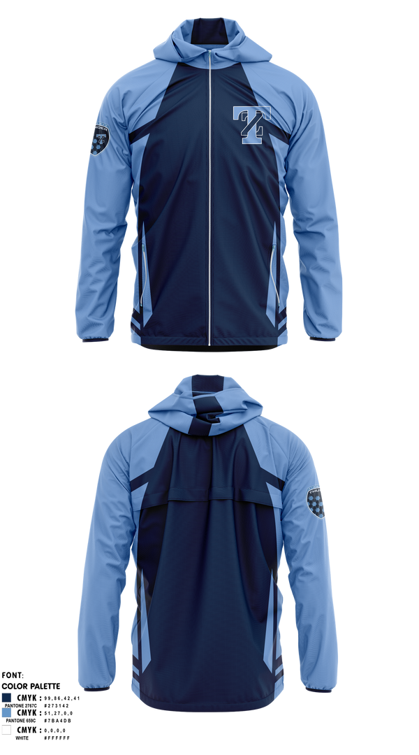 Windbreaker, THUNDER, Men's Soccer, Teamtime, Team time, sublimation, custom sports apparel, team uniforms, spirit wear, spiritwear, sports uniforms, custom shirts, team store, custom team store, fundraiser sports, apparel fundraiser