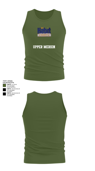 Tank Top, Upper Merion, , Teamtime, Team time, sublimation, custom sports apparel, team uniforms, spirit wear, spiritwear, sports uniforms, custom shirts, team store, custom team store, fundraiser sports, apparel fundraiser