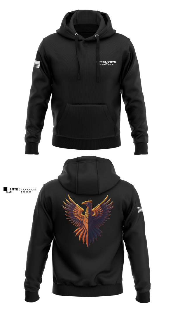 Hoodie, RebelVetsCreations, Army, Teamtime, Team time, sublimation, custom sports apparel, team uniforms, spirit wear, spiritwear, sports uniforms, custom shirts, team store, custom team store, fundraiser sports, apparel fundraiser