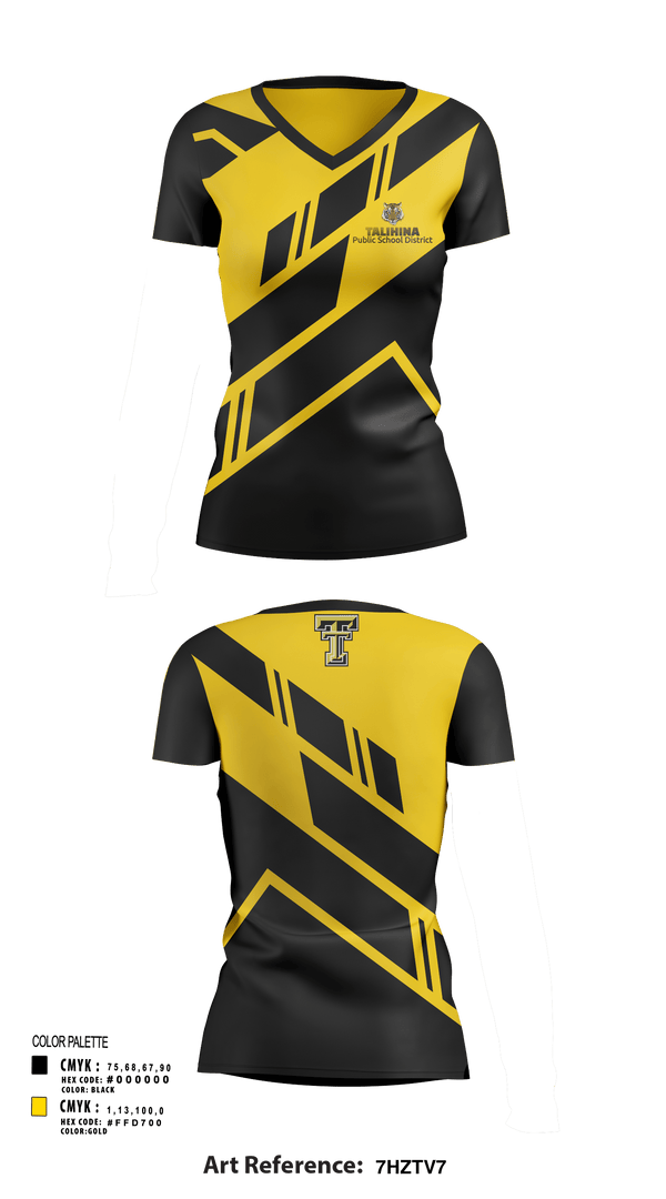 Womens Short Sleeve Vneck Shirt, Talihina High School Band, Spirit Store, Teamtime, Team time, sublimation, custom sports apparel, team uniforms, spirit wear, spiritwear, sports uniforms, custom shirts, team store, custom team store, fundraiser sports, apparel fundraiser