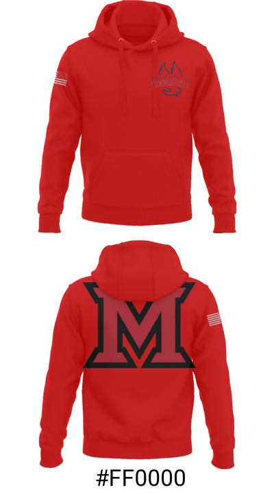 Miami University - Middletown Baseball 52720506 Hoodie - 17
