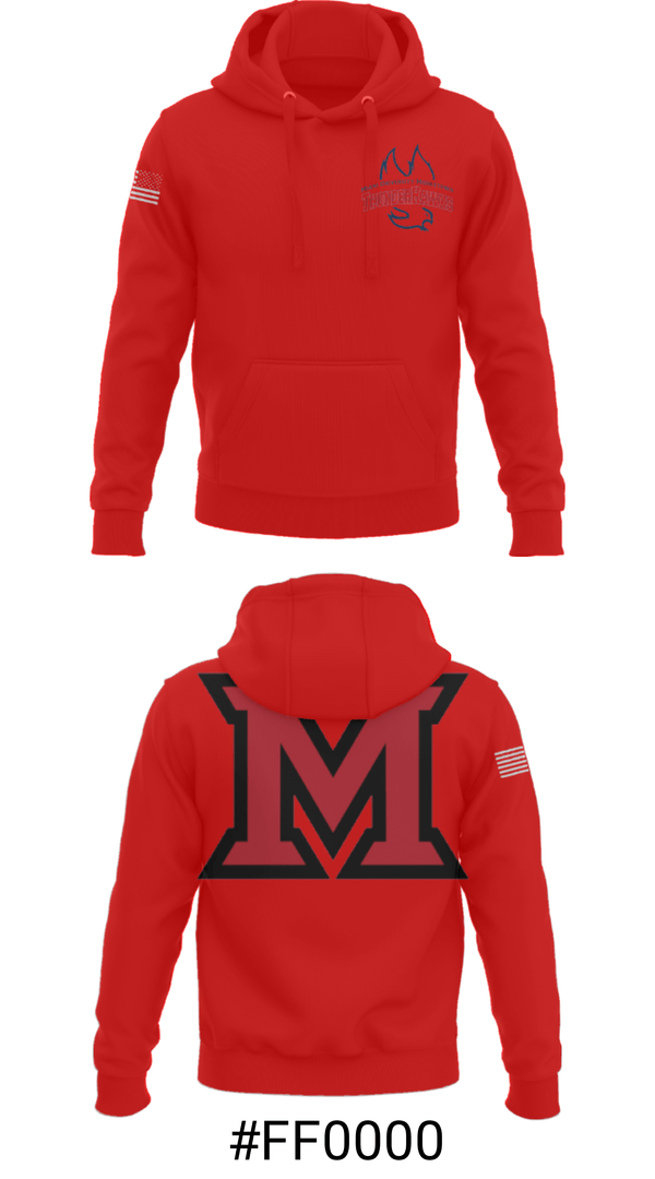 Hoodie, Miami University - Middletown Baseball, Baseball, Teamtime, Team time, sublimation, custom sports apparel, team uniforms, spirit wear, spiritwear, sports uniforms, custom shirts, team store, custom team store, fundraiser sports, apparel fundraiser