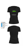Martin County Panthers Football And Cheer 92599871 Women's Short Sleeve V-neck Shirt - 37