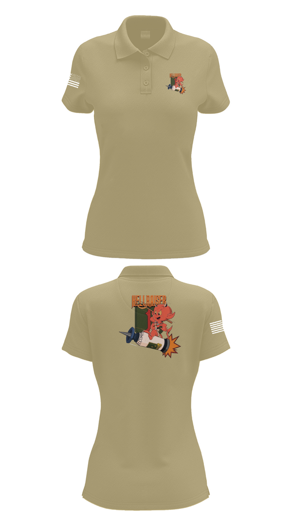 Womens Short Sleeve Performance Polo, Hellraiser, , Teamtime, Team time, sublimation, custom sports apparel, team uniforms, spirit wear, spiritwear, sports uniforms, custom shirts, team store, custom team store, fundraiser sports, apparel fundraiser