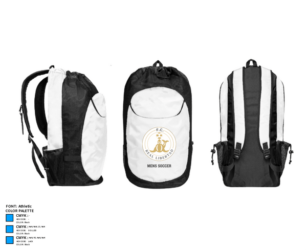 Gear Bag, FC REAL LIBERTAD, Men's Soccer, Teamtime, Team time, sublimation, custom sports apparel, team uniforms, spirit wear, spiritwear, sports uniforms, custom shirts, team store, custom team store, fundraiser sports, apparel fundraiser