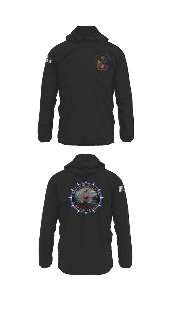 Windbreaker, 3rd Intelligence Battalion, Marines, Teamtime, Team time, sublimation, custom sports apparel, team uniforms, spirit wear, spiritwear, sports uniforms, custom shirts, team store, custom team store, fundraiser sports, apparel fundraiser
