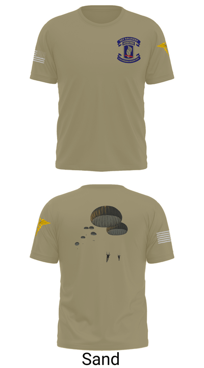 173rd Airborne Division 25109873 Short Sleeve Performance Shirt - 96