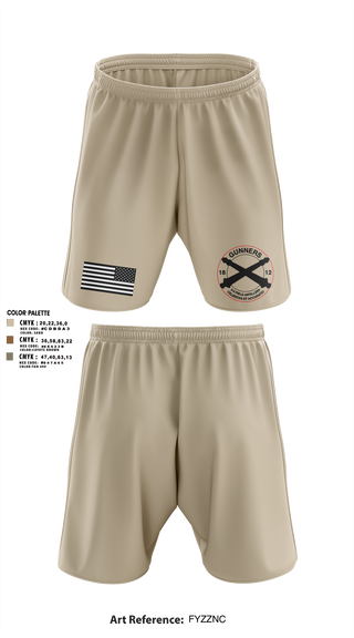 Athletic Shorts With Pockets, C-BTRY FDC, Army, Teamtime, Team time, sublimation, custom sports apparel, team uniforms, spirit wear, spiritwear, sports uniforms, custom shirts, team store, custom team store, fundraiser sports, apparel fundraiser