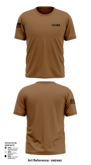 Short Sleeve Performance Shirt, LILIAN, Army, Teamtime, Team time, sublimation, custom sports apparel, team uniforms, spirit wear, spiritwear, sports uniforms, custom shirts, team store, custom team store, fundraiser sports, apparel fundraiser
