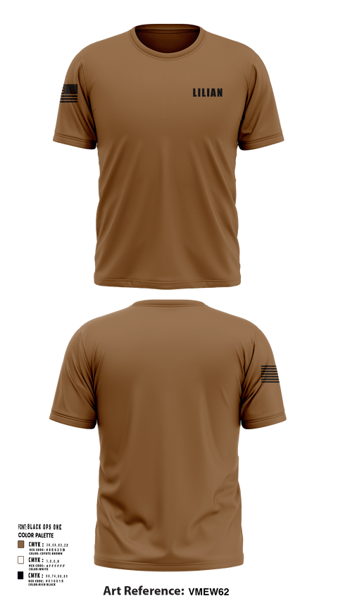 Short Sleeve Performance Shirt, LILIAN, Army, Teamtime, Team time, sublimation, custom sports apparel, team uniforms, spirit wear, spiritwear, sports uniforms, custom shirts, team store, custom team store, fundraiser sports, apparel fundraiser