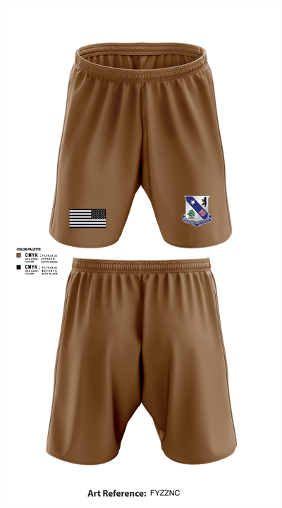 3-360th TSBn 65100272 Athletic Shorts With Pockets - 2