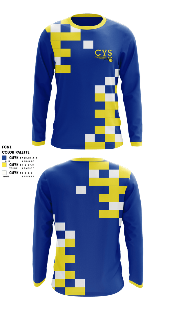 Long Sleeve Performance Shirt, ColdWater Cougara 'Shelby Youth Sports', Track & Field, Teamtime, Team time, sublimation, custom sports apparel, team uniforms, spirit wear, spiritwear, sports uniforms, custom shirts, team store, custom team store, fundraiser sports, apparel fundraiser