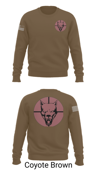 Crew Neck Sweatshirt, Hellhound PLT, A CO, 2-8 CAV, , Teamtime, Team time, sublimation, custom sports apparel, team uniforms, spirit wear, spiritwear, sports uniforms, custom shirts, team store, custom team store, fundraiser sports, apparel fundraiser