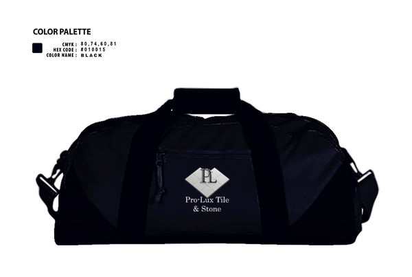 Duffle Bag, Pro-Lux Tile & Stone, , Teamtime, Team time, sublimation, custom sports apparel, team uniforms, spirit wear, spiritwear, sports uniforms, custom shirts, team store, custom team store, fundraiser sports, apparel fundraiser