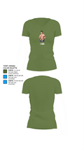 1 SOS 89040666 Women's Short Sleeve V-neck Shirt - 44