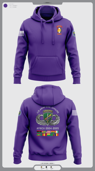 Hoodie, 478th CA BN (A), Army, Teamtime, Team time, sublimation, custom sports apparel, team uniforms, spirit wear, spiritwear, sports uniforms, custom shirts, team store, custom team store, fundraiser sports, apparel fundraiser