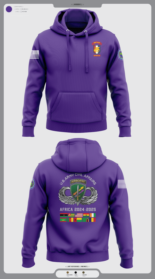 Hoodie, 478th CA BN (A), Army, Teamtime, Team time, sublimation, custom sports apparel, team uniforms, spirit wear, spiritwear, sports uniforms, custom shirts, team store, custom team store, fundraiser sports, apparel fundraiser