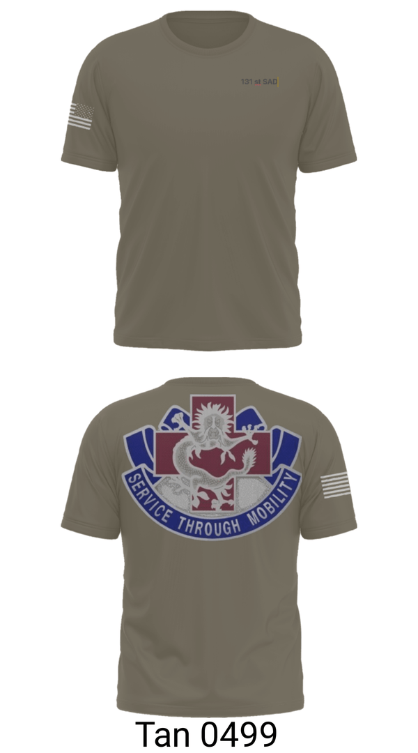 Old School Cotton Feel Shirt, 131st SAD, Army, Teamtime, Team time, sublimation, custom sports apparel, team uniforms, spirit wear, spiritwear, sports uniforms, custom shirts, team store, custom team store, fundraiser sports, apparel fundraiser