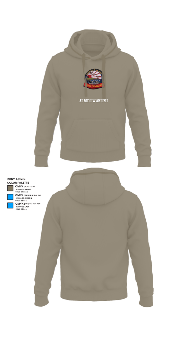 Hoodie, AIMD IWAKUNI, Navy, Teamtime, Team time, sublimation, custom sports apparel, team uniforms, spirit wear, spiritwear, sports uniforms, custom shirts, team store, custom team store, fundraiser sports, apparel fundraiser