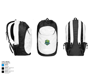 Gear Bag, ARROWS FC, Men's Soccer, Teamtime, Team time, sublimation, custom sports apparel, team uniforms, spirit wear, spiritwear, sports uniforms, custom shirts, team store, custom team store, fundraiser sports, apparel fundraiser