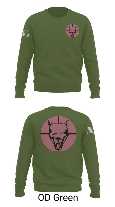 Hellhound PLT, A CO, 2-8 CAV 17727994 Crew Neck Sweatshirt - 45