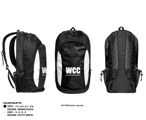 Gear Bag, West Coast Culture, Men's Basketball, Teamtime, Team time, sublimation, custom sports apparel, team uniforms, spirit wear, spiritwear, sports uniforms, custom shirts, team store, custom team store, fundraiser sports, apparel fundraiser