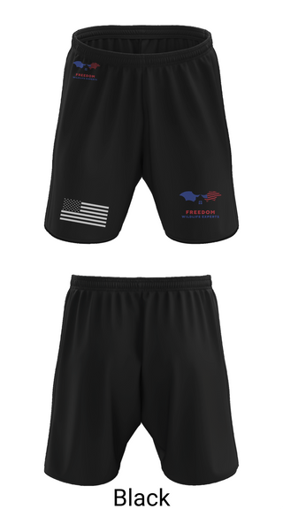 Athletic Shorts With Pockets, FREEDOM WILDLIFE EXPERTS, , Teamtime, Team time, sublimation, custom sports apparel, team uniforms, spirit wear, spiritwear, sports uniforms, custom shirts, team store, custom team store, fundraiser sports, apparel fundraiser