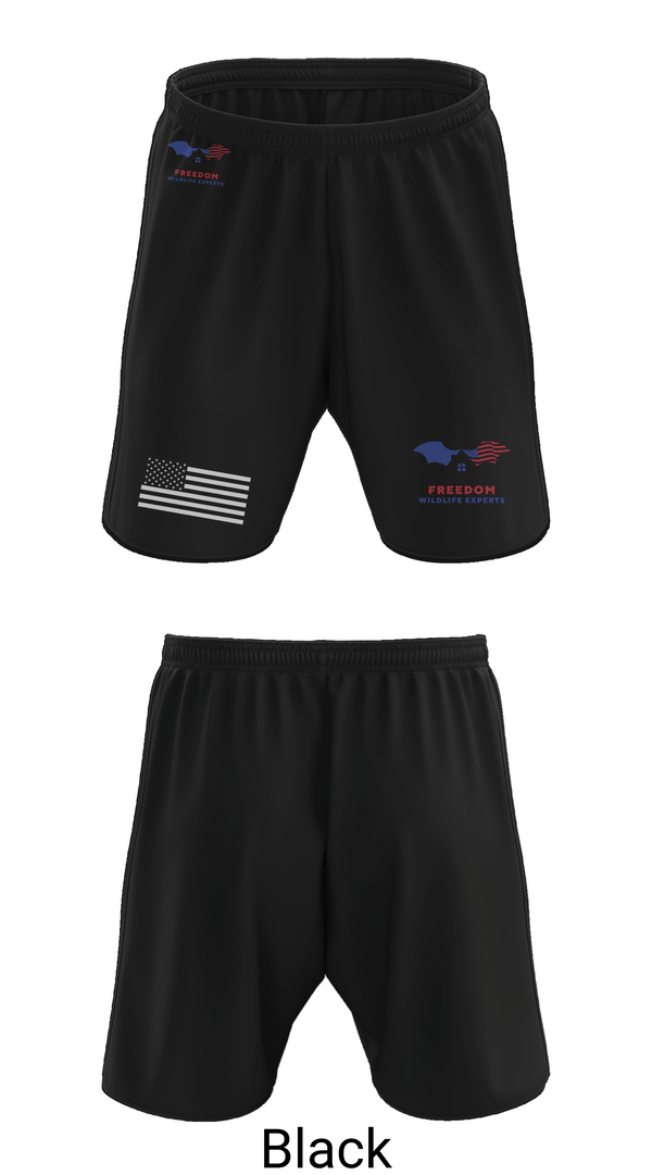 Athletic Shorts With Pockets, FREEDOM WILDLIFE EXPERTS, , Teamtime, Team time, sublimation, custom sports apparel, team uniforms, spirit wear, spiritwear, sports uniforms, custom shirts, team store, custom team store, fundraiser sports, apparel fundraiser