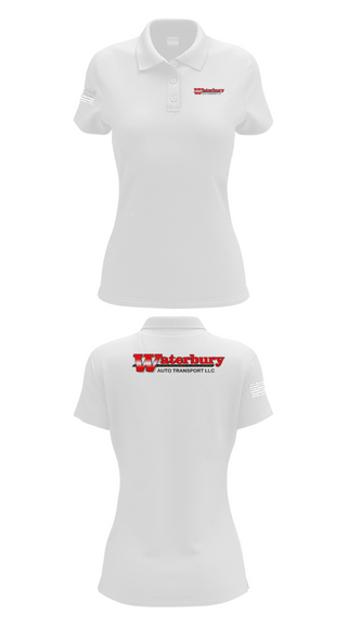 Womens Short Sleeve Performance Polo, Waterbury Auto Transport, , Teamtime, Team time, sublimation, custom sports apparel, team uniforms, spirit wear, spiritwear, sports uniforms, custom shirts, team store, custom team store, fundraiser sports, apparel fundraiser