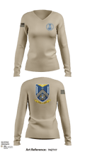 718 CES 21682308 Women's Long Sleeve V-neck Shirt - 131