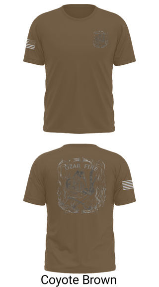 Old School Cotton Feel Shirt, OZARK FIRE, Fire Department, Teamtime, Team time, sublimation, custom sports apparel, team uniforms, spirit wear, spiritwear, sports uniforms, custom shirts, team store, custom team store, fundraiser sports, apparel fundraiser