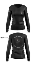 OSU Ranger Challenge 72016791 Women's Long Sleeve V-neck Shirt - 1