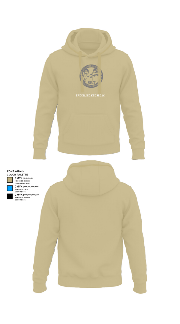Hoodie, Special Reaction Team, Marines, Teamtime, Team time, sublimation, custom sports apparel, team uniforms, spirit wear, spiritwear, sports uniforms, custom shirts, team store, custom team store, fundraiser sports, apparel fundraiser
