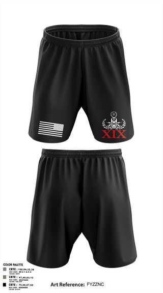 Athletic Shorts With Pockets, 19th EOD, Air Force, Teamtime, Team time, sublimation, custom sports apparel, team uniforms, spirit wear, spiritwear, sports uniforms, custom shirts, team store, custom team store, fundraiser sports, apparel fundraiser