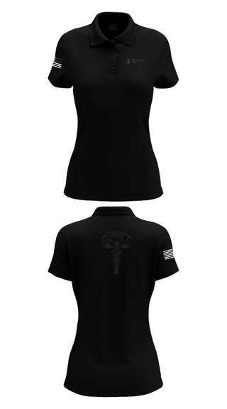 Women's Short Sleeve Performance Polo, ATAMMC Pharmacy, Army, Teamtime, Team time, sublimation, custom sports apparel, team uniforms, spirit wear, spiritwear, sports uniforms, custom shirts, team store, custom team store, fundraiser sports, apparel fundraiser