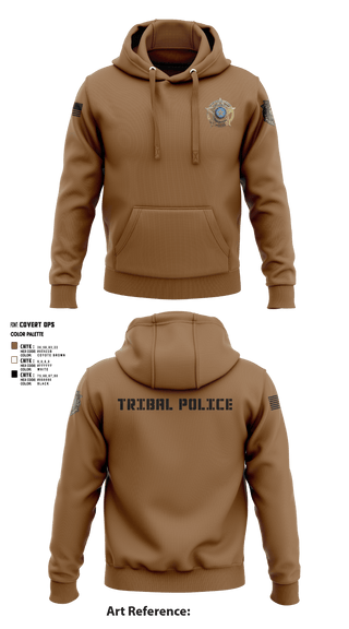 Hoodie, Eastern Shawnee Tribal Police, Police, Teamtime, Team time, sublimation, custom sports apparel, team uniforms, spirit wear, spiritwear, sports uniforms, custom shirts, team store, custom team store, fundraiser sports, apparel fundraiser