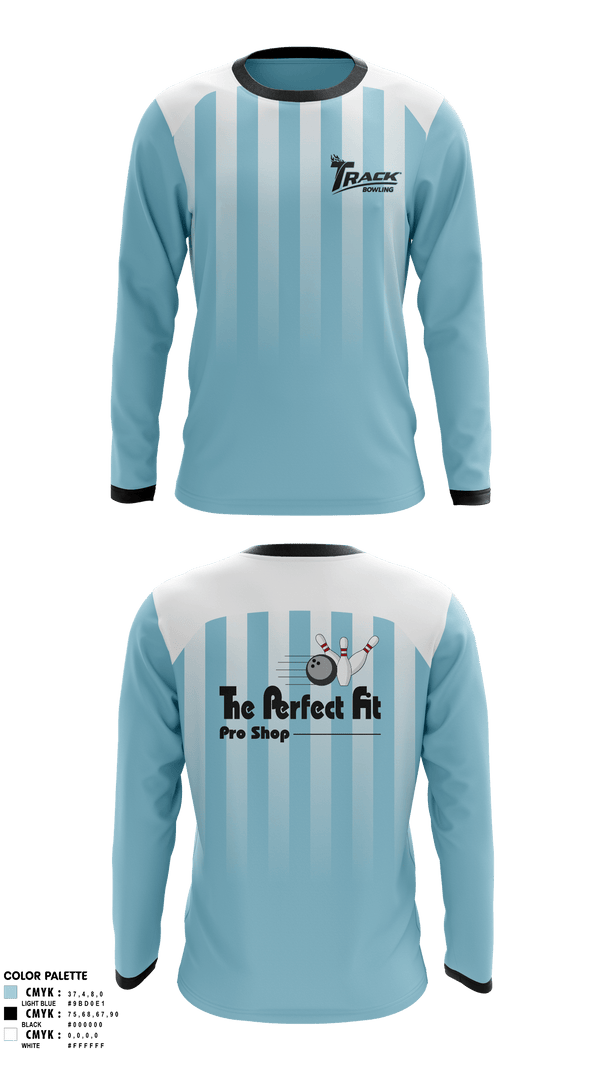 Long Sleeve Performance Shirt, The Perfect Pro Shop, Bowling, Teamtime, Team time, sublimation, custom sports apparel, team uniforms, spirit wear, spiritwear, sports uniforms, custom shirts, team store, custom team store, fundraiser sports, apparel fundraiser