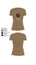 3-172 FiST 6765591 Women's Short Sleeve V-neck Shirt - 4