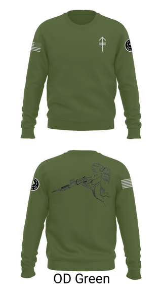 Crew Neck Sweatshirt, 2/2 3rd PLT Weapon SquadE TRP 3RD PLT WEAPONS SQUAD, Army, Teamtime, Team time, sublimation, custom sports apparel, team uniforms, spirit wear, spiritwear, sports uniforms, custom shirts, team store, custom team store, fundraiser sports, apparel fundraiser